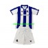 Camisola Real Sociedad Criança Equipamento Primeiro 2024-2025 Manga Curta